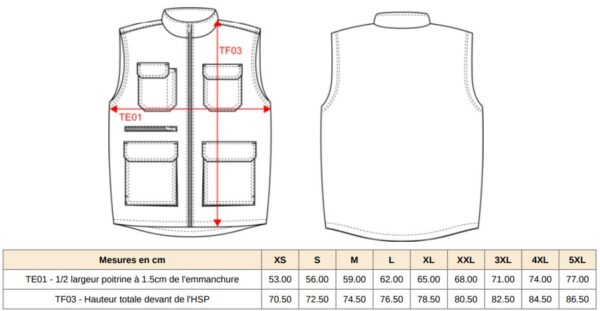 Gilet multipoches - Homme