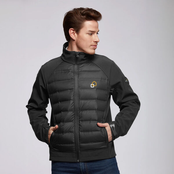 Veste bi-matière - Coupe homme / coupe femme