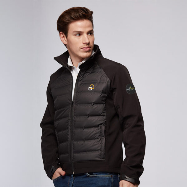 Veste bi-matière - Coupe homme / coupe femme