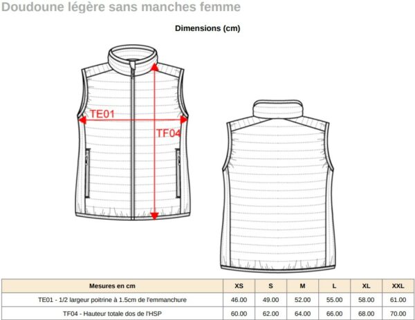 Bodywarmer - NEW - Coupe homme / coupe femme
